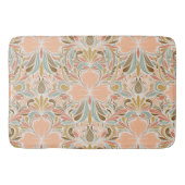 Moderne Art Nouveau Boho-Muster Badematte (Vorderseite)