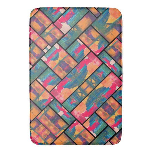 Moderne Art Paint Badematte (Vorderseite Vertikal)