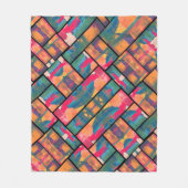 Moderne Art Paint Fleecedecke (Vorderseite)
