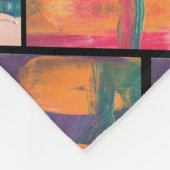 Moderne Art Paint Fleecedecke (Ecke)