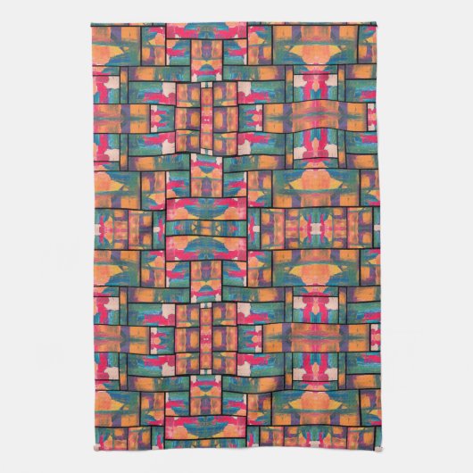 Moderne Art Paint Geschirrtuch (Vertikal)