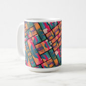 Moderne Art Paint Kaffeetasse (Vorderseite Links)