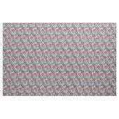 Moderne Art Paint Streaks DeKooning Stil Stoff (Yard (91,4 cm))