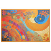 Moderne Art Sun & Blume Cheater Quilt oder Nähen Stoff (Fat Quarter (45,7 x 55,9 cm))
