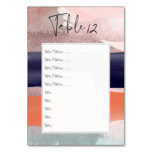 Moderne Art Table Nrn./Button Es auf Sitzplatine Tischnummer