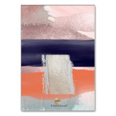 Moderne Art Table Nrn./Button Es auf Sitzplatine Tischnummer (Rückseite)