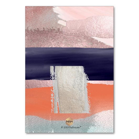 Moderne Art Table Nrn./Button Es auf Sitzplatine Tischnummer (Rückseite)