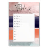 Moderne Art Table Nrn./Button Es auf Sitzplatine Tischnummer (Vorderseite)