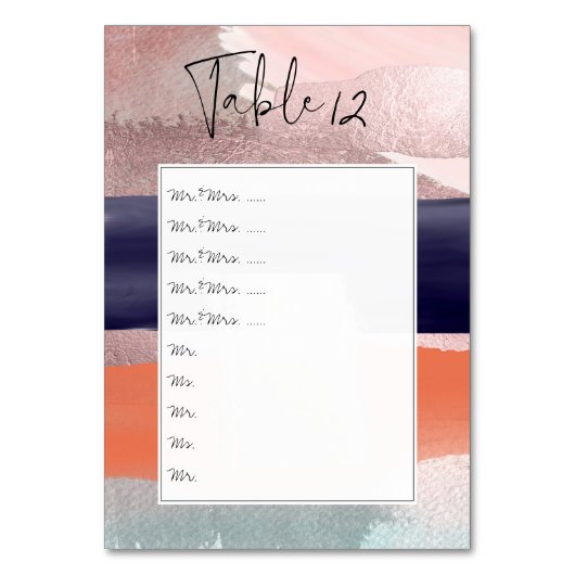 Moderne Art Table Nrn./Button Es auf Sitzplatine Tischnummer (Vorderseite)