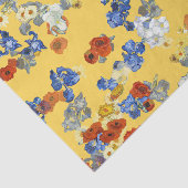 Moderne Art Van Gogh Blume auf Gelb Seidenpapier (Ausschnitt)