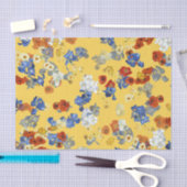 Moderne Art Van Gogh Blume auf Gelb Seidenpapier (Handwerk)