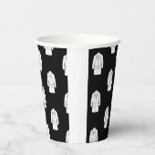 Moderne Ärzte weißes Party Pappbecher (Rechts)