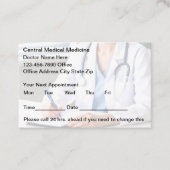 Moderne Ärztekammer Patientenausweise Terminkarte (Vorderseite)