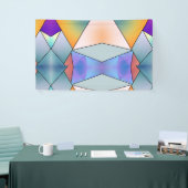 Moderne Asbtract Gradient Tile Banner (Messeveranstaltung)