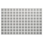 Moderne ash-graue Windows-Quadrate auf Weiß Stoff (Yard (91,4 cm))