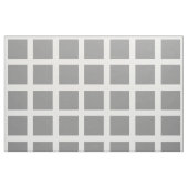 Moderne ash-graue Windows-Quadrate auf Weiß Stoff (Fat Quarter (45,7 x 55,9 cm))