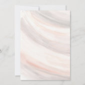 Moderne Asiatische Tinte & Wasserfarben-Neutral-Ho Einladung (Rückseite)