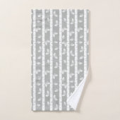 Moderne Aspen Trees Badhandtuch Set (Handtuch)