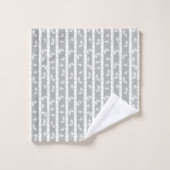 Moderne Aspen Trees Badhandtuch Set (Waschlappen)