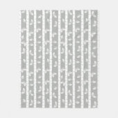 Moderne Aspen Trees Fleecedecke (Vorderseite)