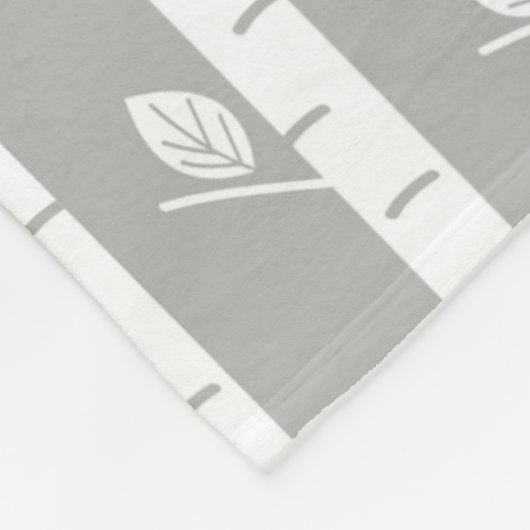 Moderne Aspen Trees Fleecedecke (Ecke)