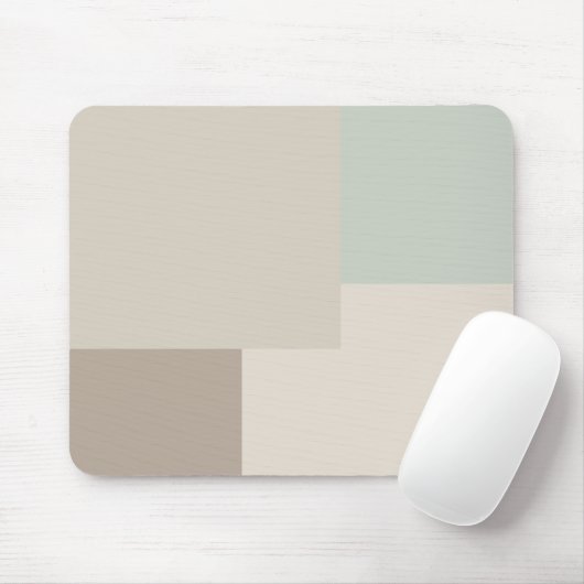 Moderne Ästhetische Abstrakte Farbblock-Mauspad Mousepad (Mit Mouse)