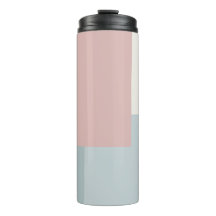 Moderne Ästhetische Abstrakte Farbblock-Tumbler