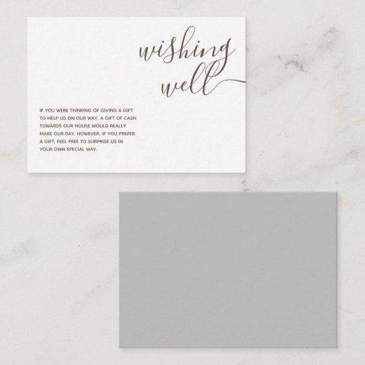 Moderne ästhetische Classic Gold wünscht gute Hoch Begleitkarte (Vorne/Hinten)