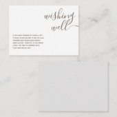 Moderne ästhetische Classic Gold wünscht gute Hoch Begleitkarte (Vorne/Hinten)