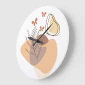 moderne ästhetische Formen Große Wanduhr (Winkel)