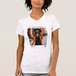 Moderne ästhetische Foto-Instagram lustige stilvol T-Shirt