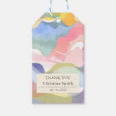 Moderne Ästhetische Frühlingsruhe Vielen Dank für Geschenkanhänger (Vorderseite)