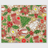 Moderne ästhetische Gestaltung Geschenkpapier (Flach)