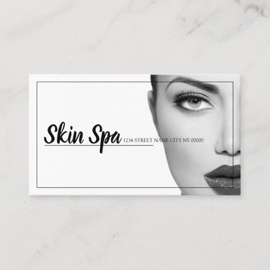 Moderne ästhetische Krankenschwester, Doktor, Kosm Visitenkarte (Vorderseite)