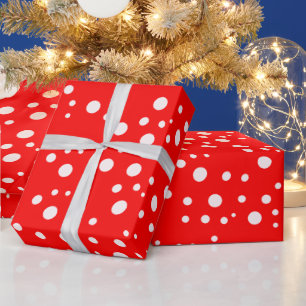 Moderne ästhetische rote Geschenkverpackungspapier Geschenkpapier