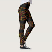Moderne astrale geometrische Kunst Leggings (Rechts)