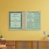 Moderne Atlas Leinwanddruck (Insitu (Wohnzimmer))