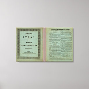 Moderne Atlas Leinwanddruck