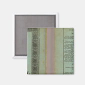 Moderne Atlas Magnet (Vorderseite/Rückseite)