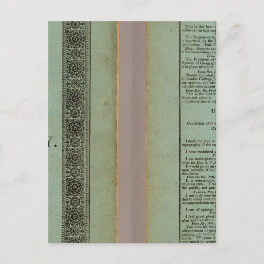 Moderne Atlas Postkarte (Vorderseite)