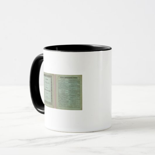 Moderne Atlas Tasse (Vorderseite Links)