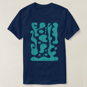 Moderne atomare Abstraktion des Mittelalters T-Shirt