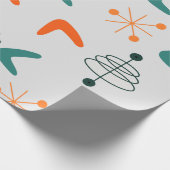 Moderne Atombombe des Mittelalters Geschenkpapier (Ecke)