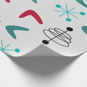 Moderne Atombombe des Mittelalters Geschenkpapier (Ecke)