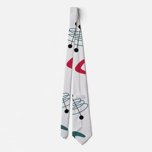 Moderne Atombombe des Mittelalters Krawatte (Rückseite)