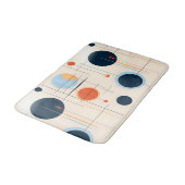 Moderne Atombombenmatte aus dem Mittelalter Badematte (Schrägansicht)