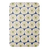 Moderne Atomdots-Retro-Muster Mitte des Jahrhunder Badematte (Vorderseite Vertikal)