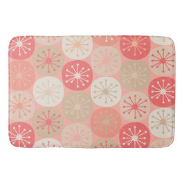 Moderne Atomdots-Retro-Muster Mitte des Jahrhunder Badematte