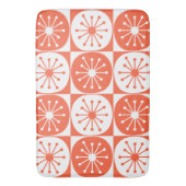 Moderne Atomdots-Retro-Muster Mitte des Jahrhunder Badematte (Vorderseite Vertikal)