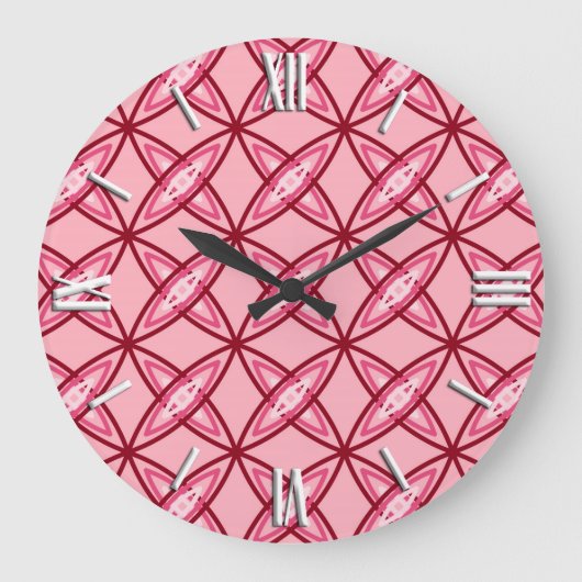 Moderne Atomdrucke Mitte des Jahrhunderts - Ballet Große Wanduhr (Vorderseite)